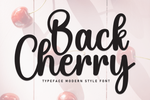 Add Playful Warmth to Editorial Projects with the Back Cherry Font