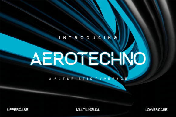 Aerotechno Font: A Futuristic Sans Serif for Bold Branding