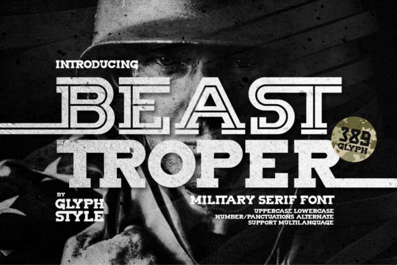 Beast Troper: A Bold Serif Font for Digital Brand Impact