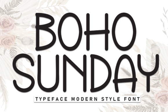 Boho Sunday: A Sweet Handwritten Display Font for Branding