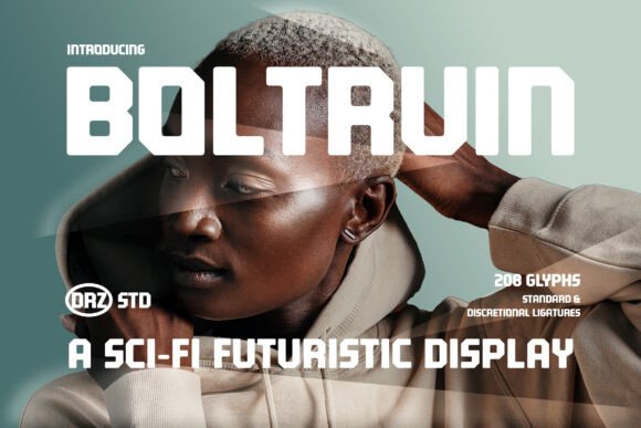Boltruin: The Sci-Fi Display Font for Campaign Creatives