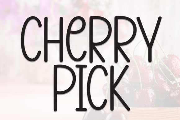 Cherry Pick Font Delivers Sweet Clarity for Digital Campaigns
