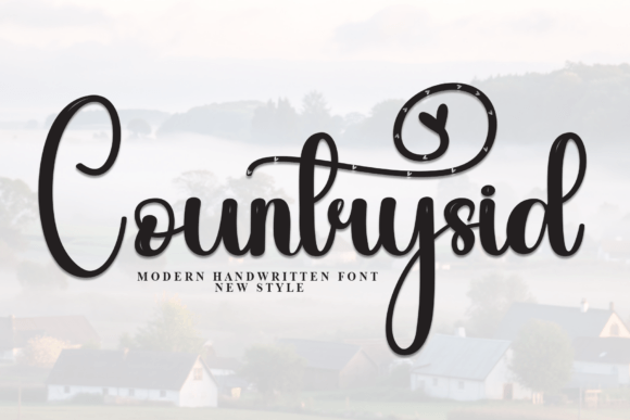Countrysid: A Friendly Handmade Font for Business