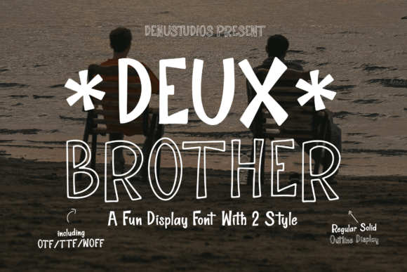 Deux Brother: A Sweet Handwritten Font for Makers