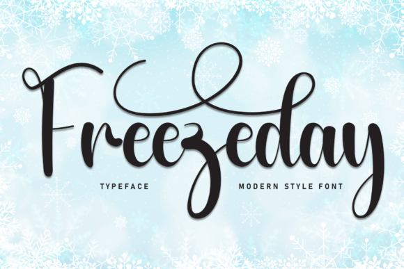 Freezeday: A Thoughtful Display Font for Editorial Warmth