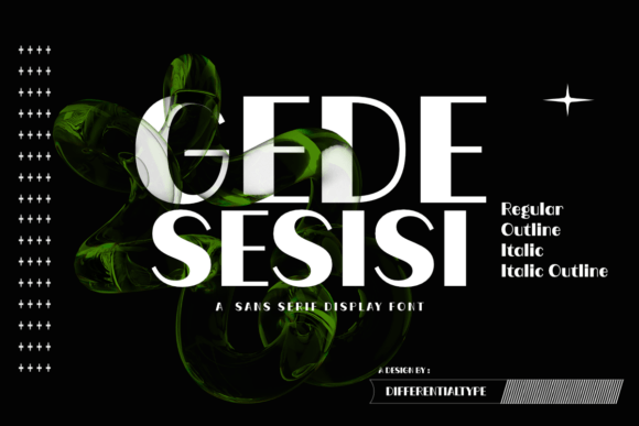 Gede Sesisi: A Display Font That Makes Your Campaign Stand Out