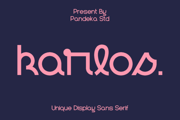Karlos: A Refined Geometric Sans with Script Edge