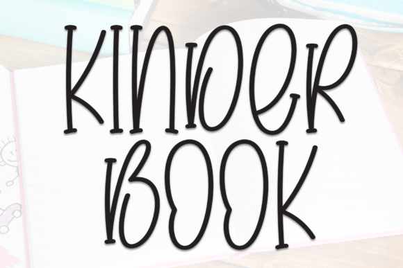 Kinder Book: A Charming Handwritten Font for Crafters