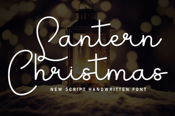 Lantern Christmas: A Playful Handcrafted Display Font for Whimsical Branding