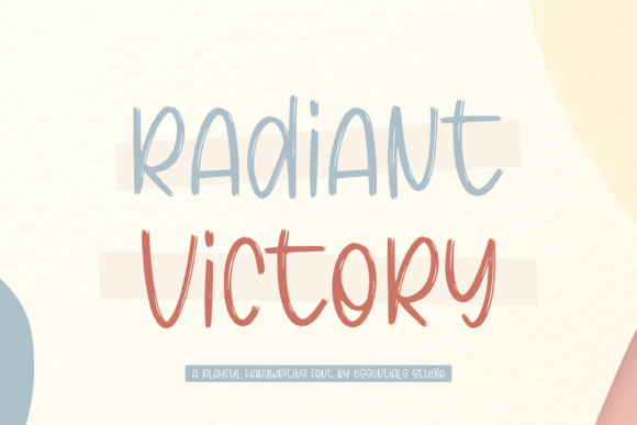 Radiant Victory Font: The Handwritten Charm Your Brand Needs