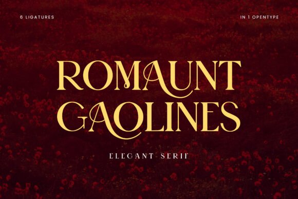 Romaunt Gaolines: A Refined Serif Font for Campaign Design
