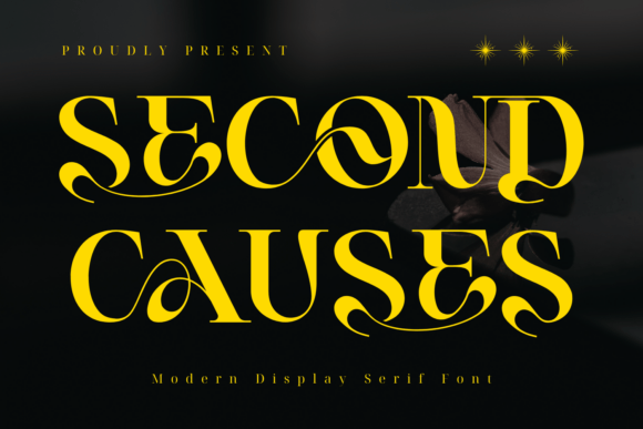 Second Causes: A Bold Retro Serif Font for Campaign Headlines