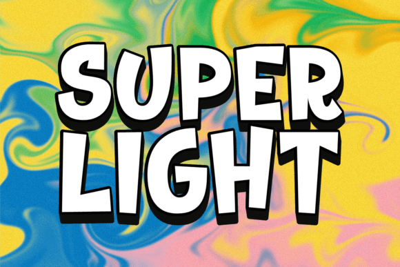 Super Light Font: A Playful Display Typeface for Digital Brands