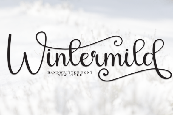 Wintermild: A Charming Handwritten Display Typeface for Brands