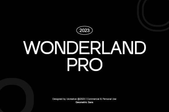 Wonderland Pro: A Geometric Sans Serif Typeface for Makers